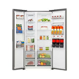 Hisense 541l Titanium Silver Side By Side Refrigerator - H680SIT-WD
