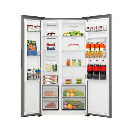 Hisense 541l Titanium Silver Side By Side Refrigerator - H680SIT-WD