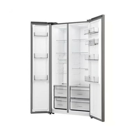 Hisense 541l Titanium Silver Side By Side Refrigerator - H680SIT-WD