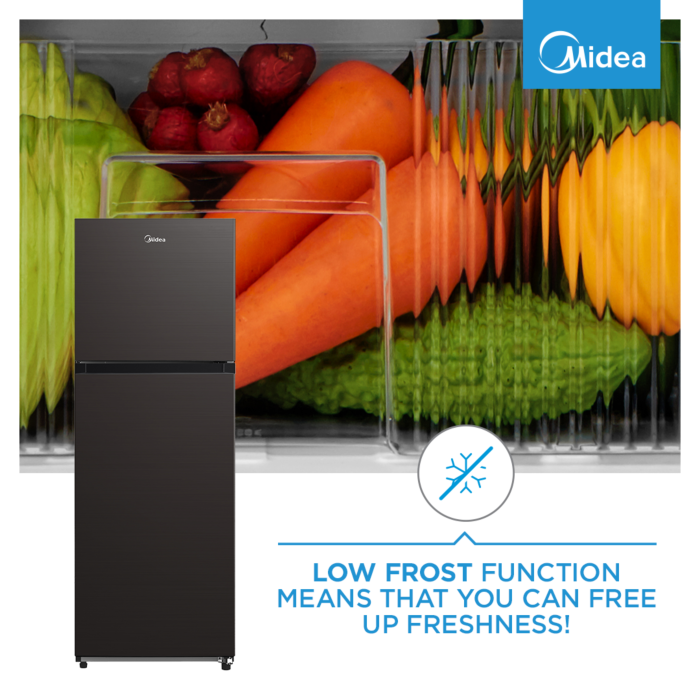 Midea 173l Black Top Mount Freezer - HD-216FN