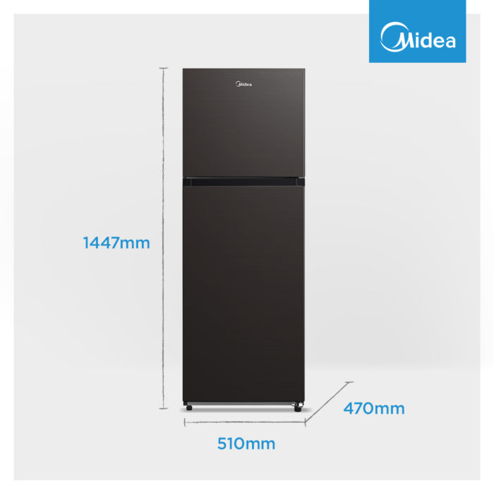 Midea 173l Black Top Mount Freezer - HD-216FN