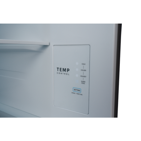 Midea 387L Silver Bottom Mount Freezer Fridge - HD-527RWEN