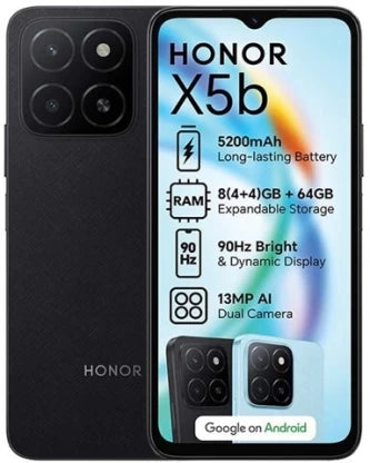 Honor X5b (Midnight Black, 64 GB) (4 GB RAM)