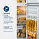 KIC 170Lt Metallic Combi Fridge - KTF518/2ME