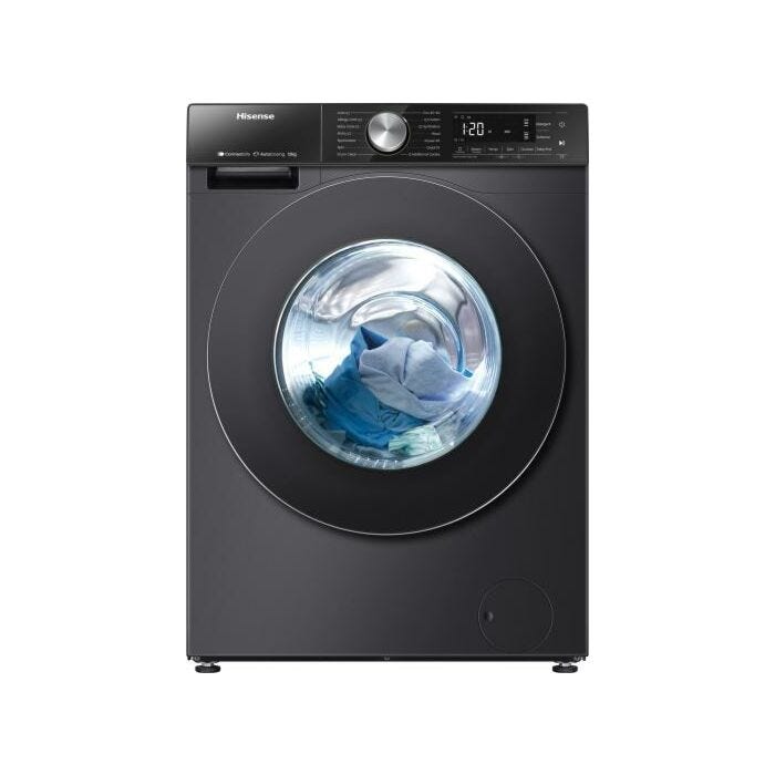 Hisense 12kg Premium Black 5S Series Front Loader Washing Machine - WF5S1245BB