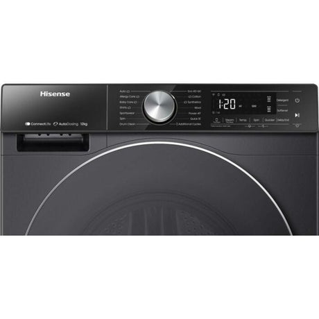Hisense 12kg Premium Black 5S Series Front Loader Washing Machine - WF5S1245BB