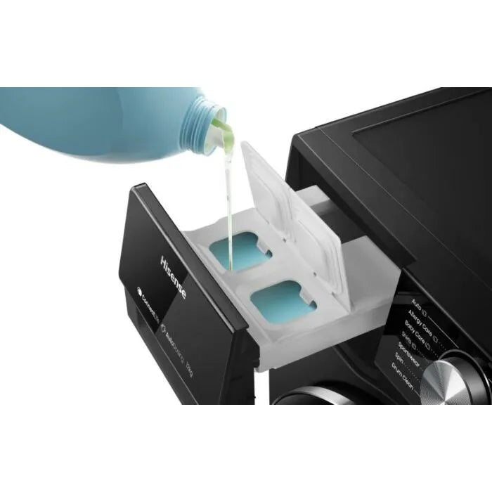 Hisense 12kg Premium Black 5S Series Front Loader Washing Machine - WF5S1245BB