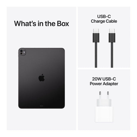 Apple 13-inch iPad Pro Tablet with M5 Chip - 1TB ROM, 16GB RAM, iPadOS 26, Wi-Fi 7, 5G Cellular, Space Black