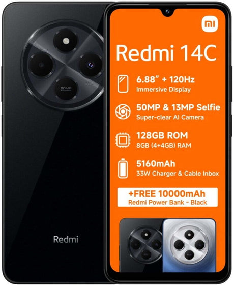 Xiaomi Redmi 14 C A3 4G DS BLU (Black, 128 GB)