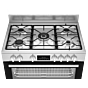 Beko 90cm Stainless Steel Freestanding Gas/Electric Cooker - BGTW11225EX