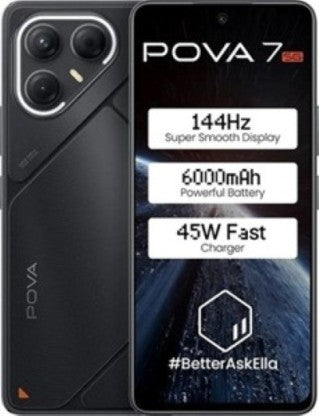 Tecno Pova 7 5GB (Geek Black, 256 GB) (8 GB RAM)