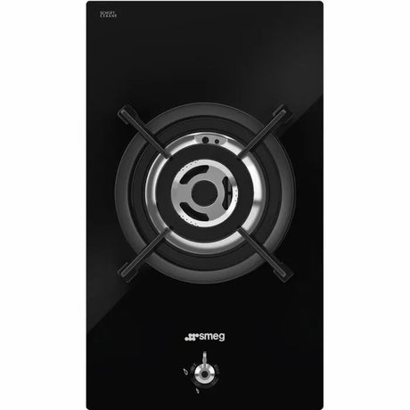 Smeg 30cm Black Gas Hob Classica Aesthetic - PV331CN