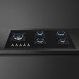 Smeg 90cm Black Gas Hob - PV395LNSA2