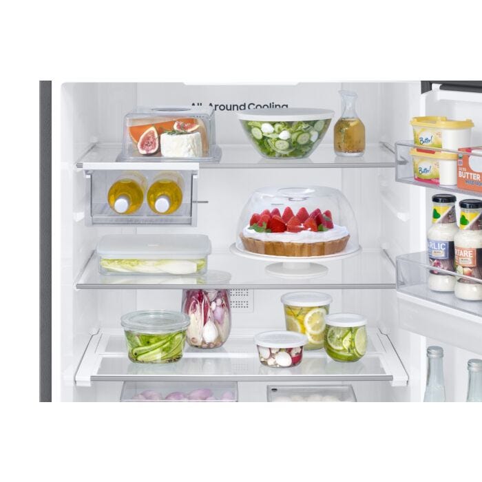 Samsung 459l Black Bottom Freezer With Water Dispenser And All Round Cooling Combi Fridge - RB50DG632EB1