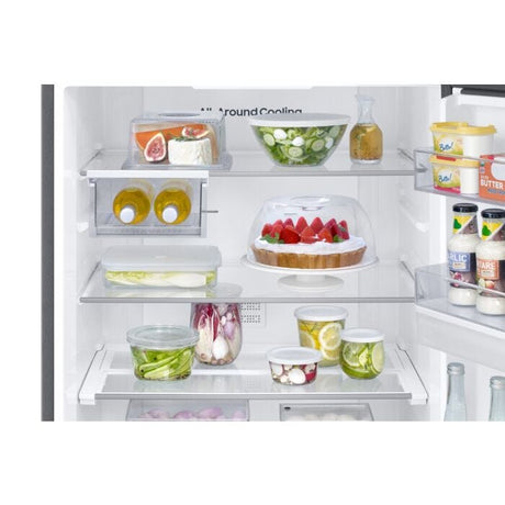 Samsung 459l Black Bottom Freezer With Water Dispenser And All Round Cooling Combi Fridge - RB50DG632EB1