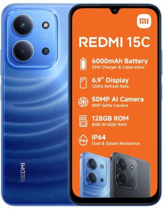 Xiaomi Redmi 15C (Moonlight Blue, 128 GB) (4 GB RAM)
