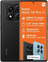 Xiaomi Note 14 Pro 4G Dual Sim (Black, 256 GB) (8 GB RAM)