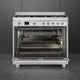 Smeg 90cm Stainless Steel Cooker With Gas Hob - SSA91MAX2