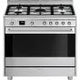 Smeg 90cm Stainless Steel Cooker With Gas Hob - SSA91MAX2