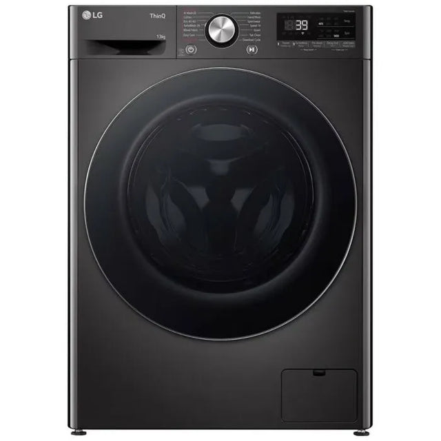 LG 13kg Platinum Black Front Loader Washing Machine - F4Y9LWP2ZB