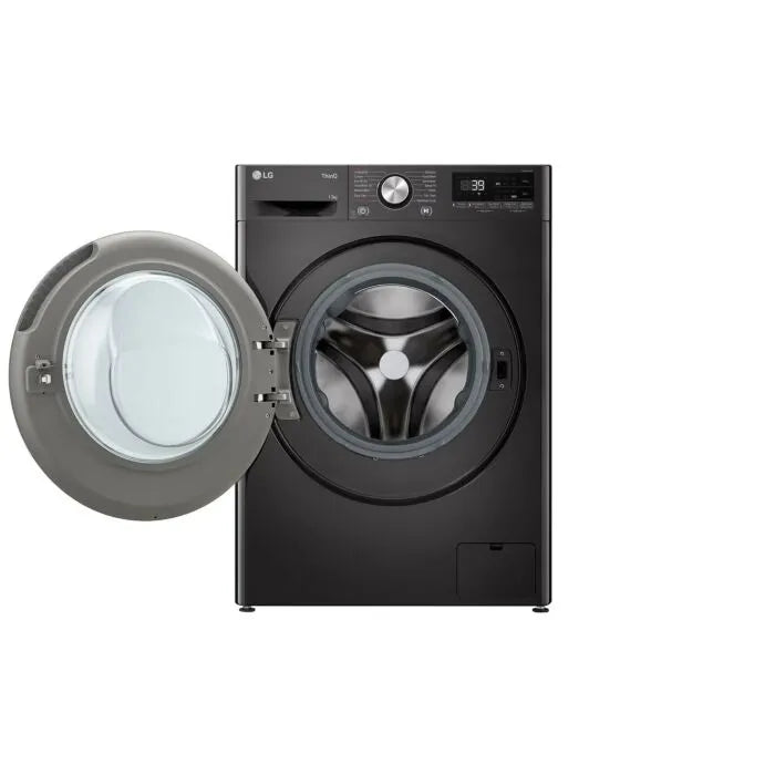LG 13kg Platinum Black Front Loader Washing Machine - F4Y9LWP2ZB