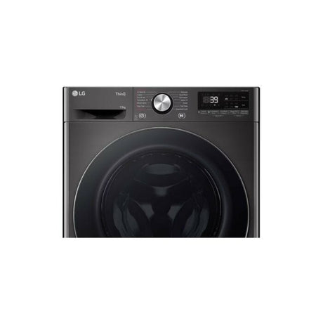 LG 13kg Platinum Black Front Loader Washing Machine - F4Y9LWP2ZB