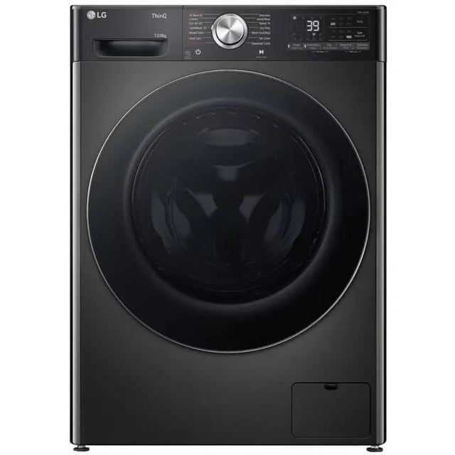 LG 13/8kg Black Finish Front Loader Washer Dryer Combo With AI DD™ & Steam+™ - F4Y9LCP2ZB
