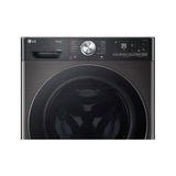 LG 13/8kg Black Finish Front Loader Washer Dryer Combo With AI DD™ & Steam+™ - F4Y9LCP2ZB