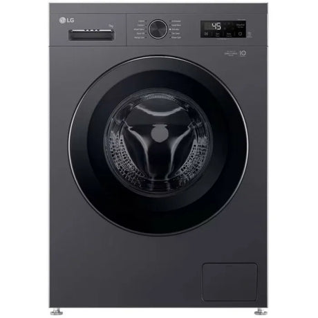 LG 7kg Middle Black Front Loader Washing Machine - F2Y1HYP6J