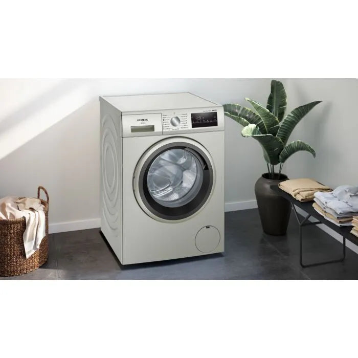 Siemens 8kg Silver Inox Front loader Washing Machine - WM14U288ZA