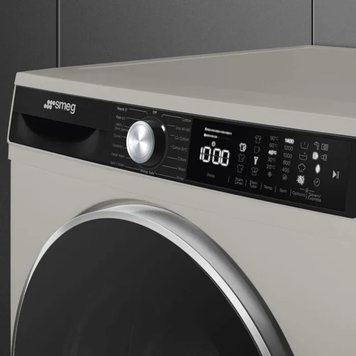 Smeg 8kg Silver A+++ & Steam Washing Machine - WM3T84SSA