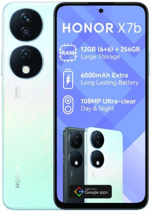 Honor X7b 4G Dual Sim Pre Owned (A Grade) (Flowing Silver, 256 GB) (12 GB RAM)