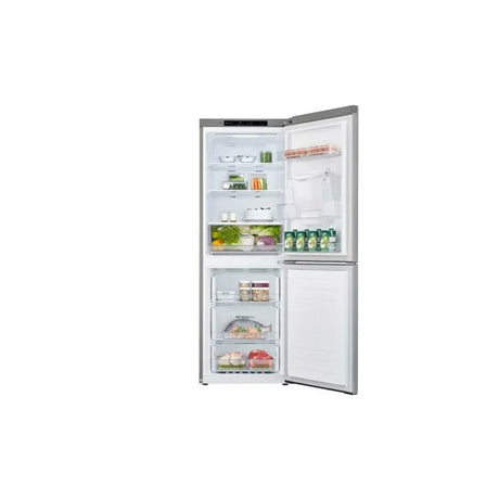 LG 301Lt Platinum Silver Combi Fridge - GC-F369NLJM